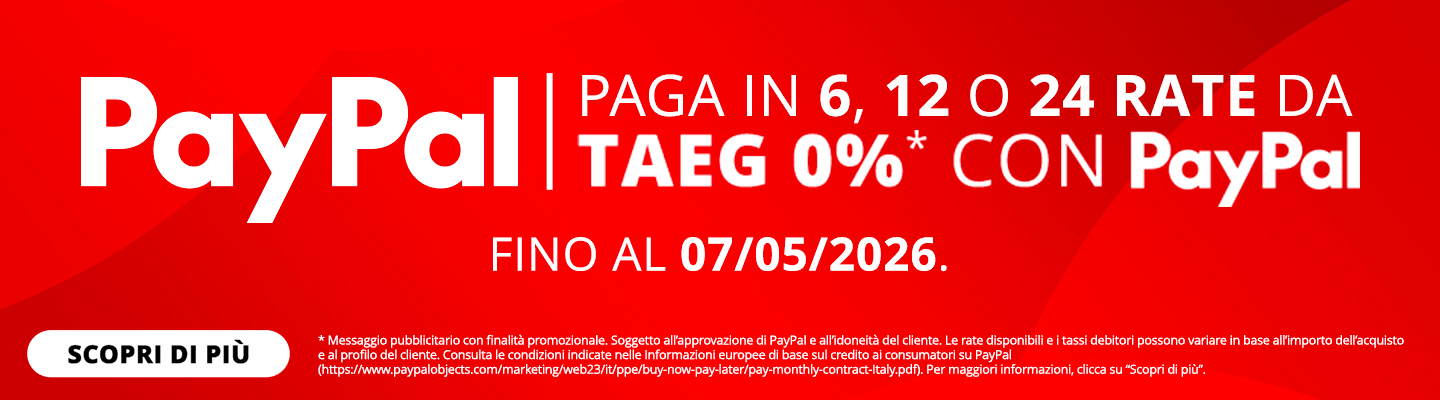 Paypal paga in rate